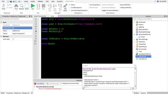 ?#3 Roblox expert scripting tutorial | HTTP service смотреть онлайн