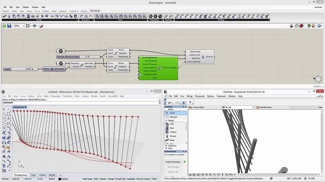 Rhino-GH-ARCHICAD Connection - Creating a Free-form Shading Device смотреть онлайн