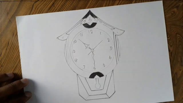 How to draw clock/pencil shading/step by step смотреть онлайн
