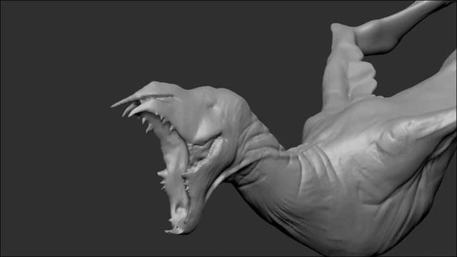 Water Dragon zbrush concept sketch смотреть онлайн