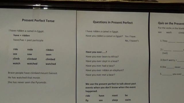 Present Perfect Tense - Сегашно перфектно време на глагола смотреть онлайн