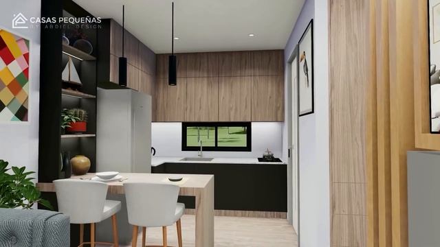 ? Plano de Casa 5x5 / Casa Económica / diseño de casa pequeñas y bonita ? смотреть онлайн