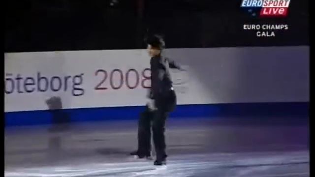 Stéphane Lambiel. European Championship 2008. смотреть онлайн