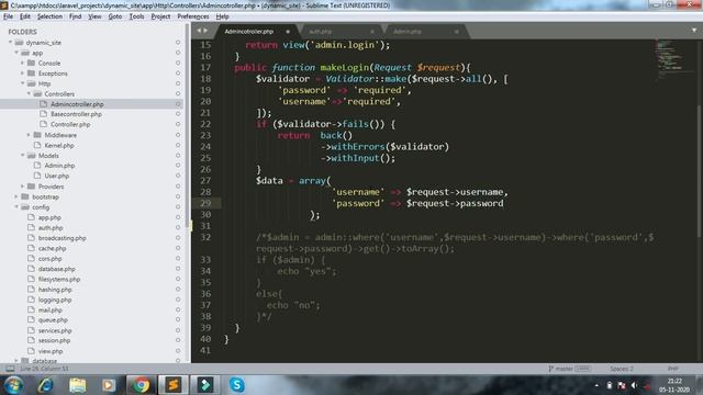 Custom authentication in laravel 8 Part 9 | login with authentication | admin login with auth hindi смотреть онлайн