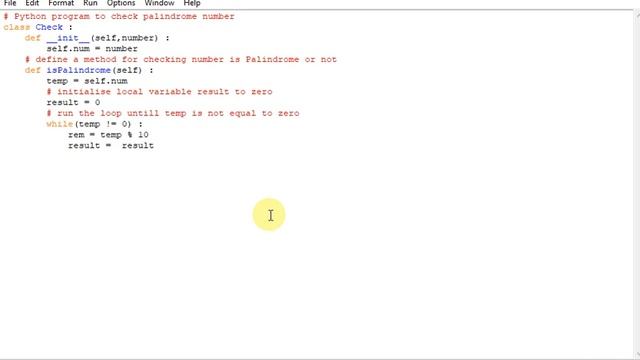 Python program to check palindrome number смотреть онлайн