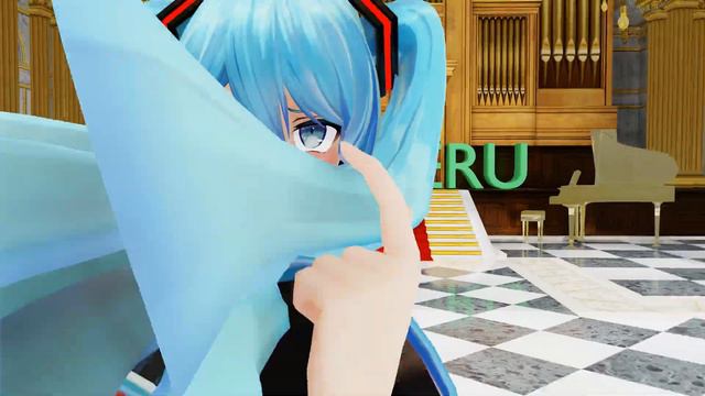 [BLENDER] 大きな初音ミクさんで Club=Majesty