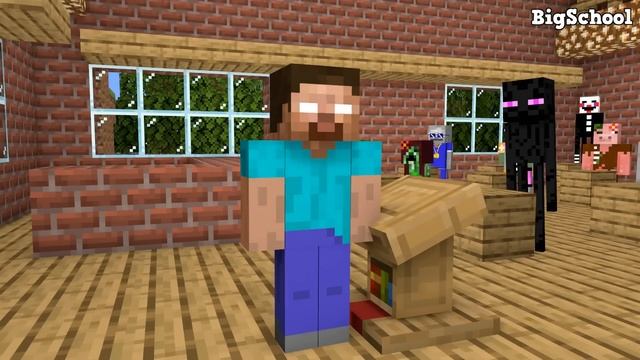 Monster School : Ziczac Game - Funny Minecraft Animation смотреть онлайн