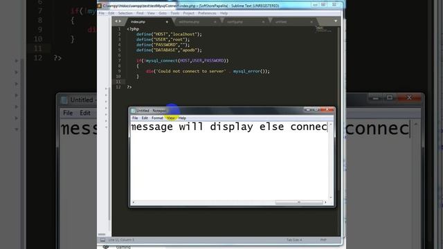 PHP Connect to MYSQL смотреть онлайн