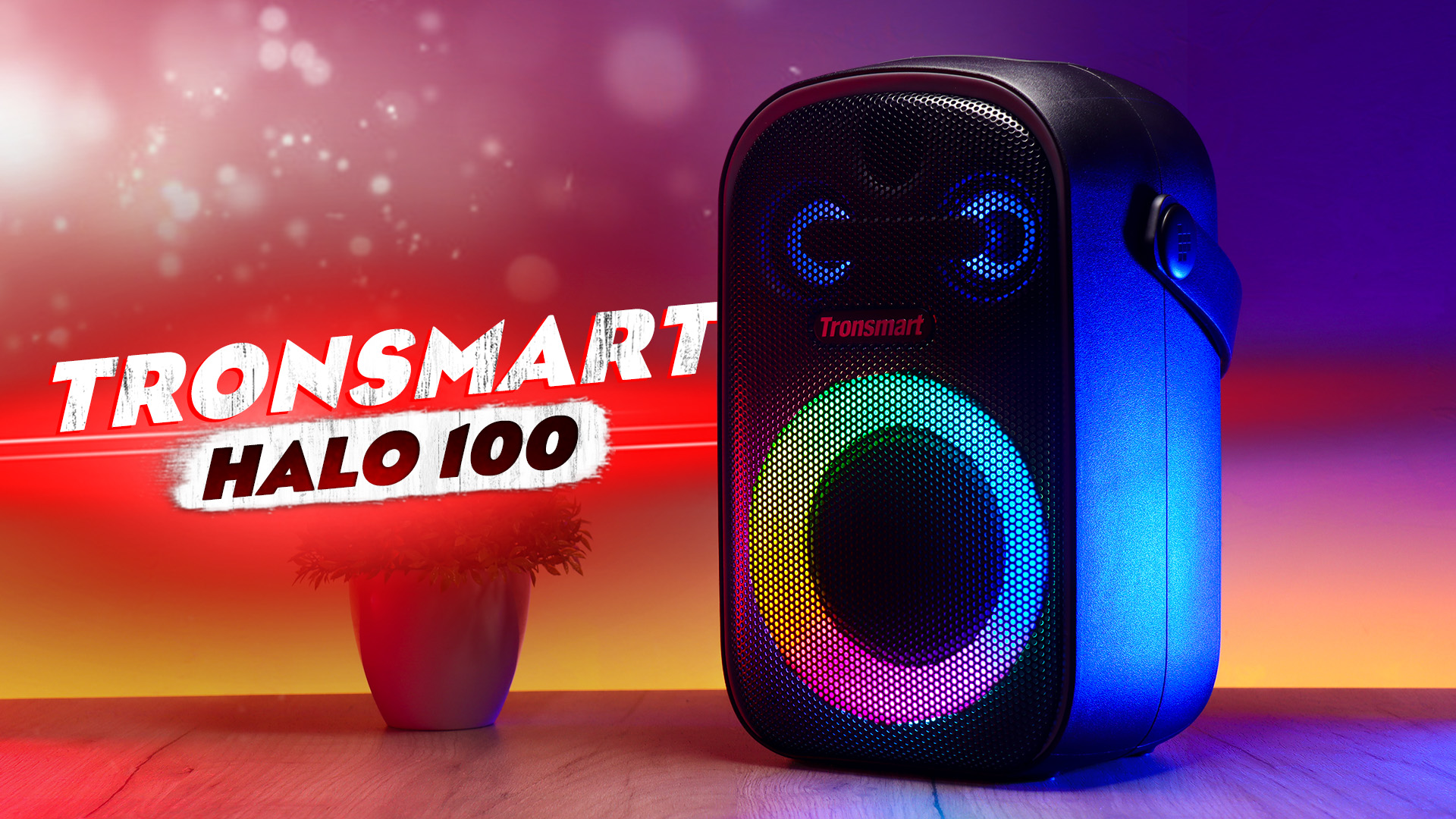 МОЯ НОВАЯ БЛЮТУЗ КОЛОНКА! Tronsmart Halo 100 - RGB ПОДСВЕТКА + ПРИЛОЖЕНИЕ! смотреть онлайн