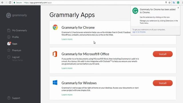 Grammarly Chrome Extension - Write Perfect Emails Wordpress Article Facebook Post смотреть онлайн