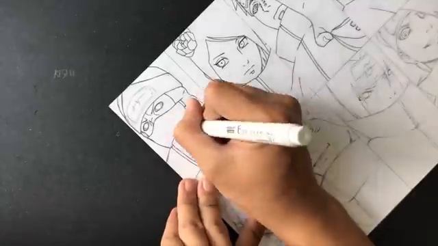 Speed drawing Fanart Akatsuki (Naruto) by Kishi Dat Nguyen смотреть онлайн