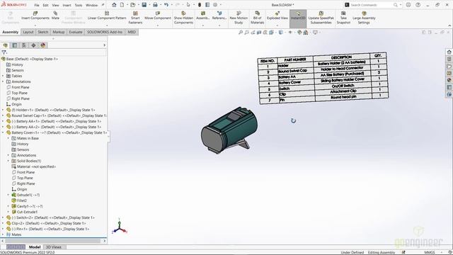 SOLIDWORKS Tutorial - Extracting BOM to MS Excel смотреть онлайн