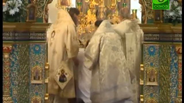 Патр.Кирилл сов.лит. в преобр.соборе сол.обители смотреть онлайн