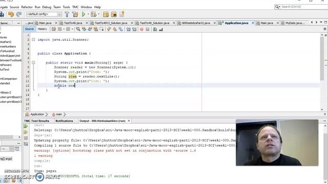 Java Example Input of type double (real numbers) смотреть онлайн