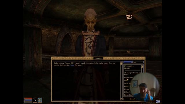 TES 3 Tribunal hardcore adventure (12) Royal Palace Quests смотреть онлайн
