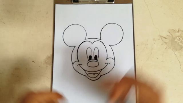 HOW TO DRAW MICKEY MOUSE / como dibujar a mickey mouse смотреть онлайн