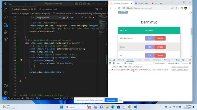 101. CÁCH PHÂN BIỆT TRẠNG THÁI THÊM HOẶC SỬA | Javascript project ecommerce | Js project ecommerce смотреть онлайн