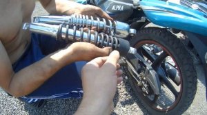 Замена амортизаторов на 100 км пробега. Альфа 110