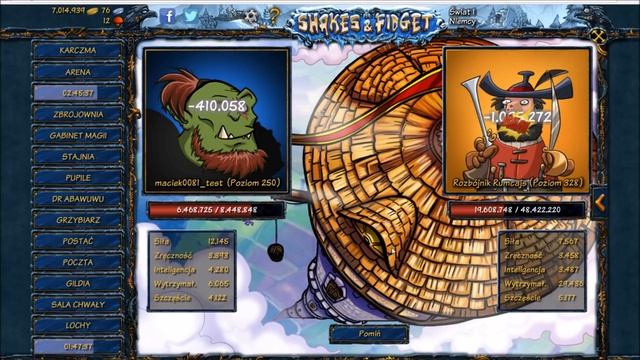 Shakes & Fidget - maciek0081 - s1.de - Wojownik vs Wieża 61-70 :) смотреть онлайн