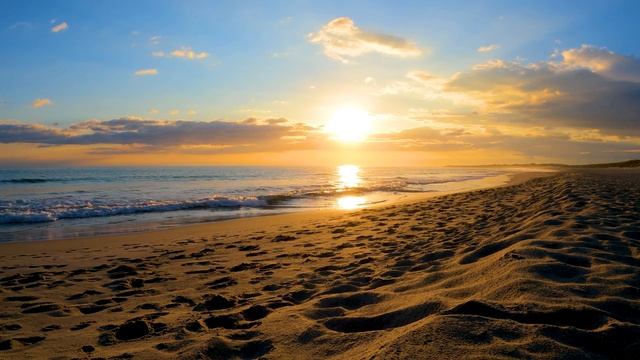 Beautiful Sea Sunset In 5K - Stress Relief Music - Meditation Music No Copyright 432Hz смотреть онлайн