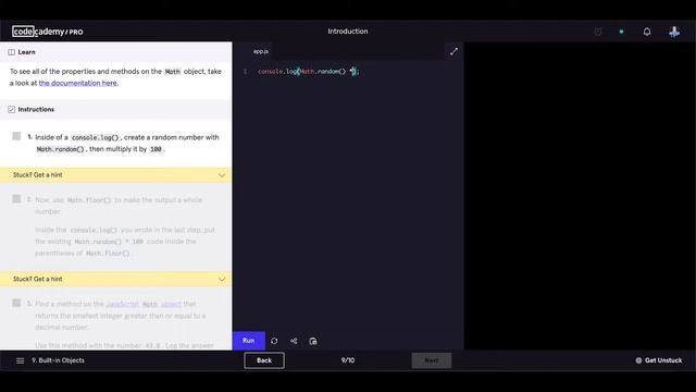 Crushing Codecademy PRO WEB DEVELOPMENT career path Challenge - Built-in Objects смотреть онлайн