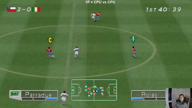 1P + CPU vs CPU - Chile vs Italy - Winning eleven 3 смотреть онлайн