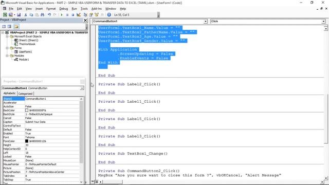 PART 2 - HOW TO CREATE SIMPLE VBA USERFORM IN EXCEL (TAMIL) смотреть онлайн