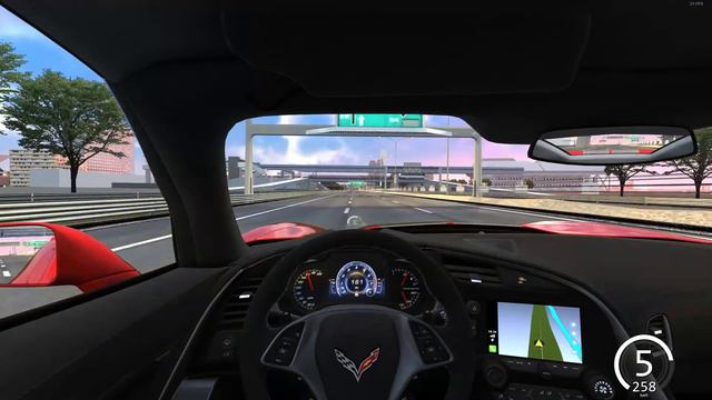 455hp CHEVROLET CORVETTE C7 STİNGRAY on AUTOBAHN [TOPSPEED] ASETTO CORSA смотреть онлайн