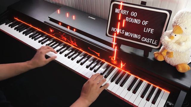 Merry Go Round of Life - Joe Hisaishi | Piano Cover смотреть онлайн