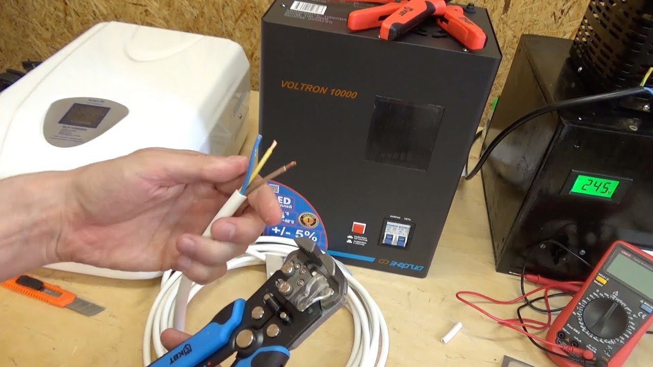 Подключение стабилизатора напряжения с клеммной колодкой смотреть онлайн