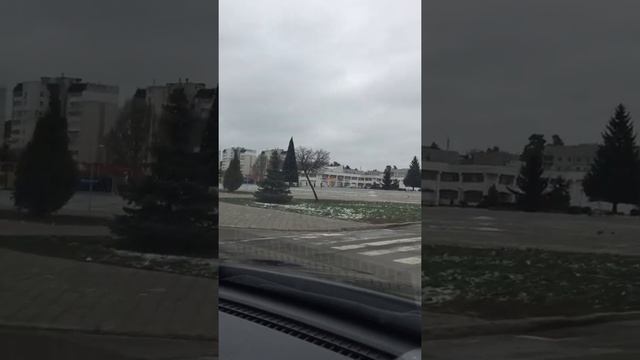 Центр города Славутича Киевская область 02.01.2020 смотреть онлайн