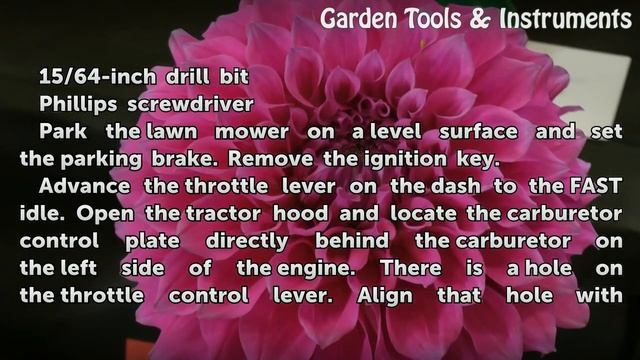 How to Adjust the Choke on a John Deere Lawn Tractor смотреть онлайн
