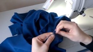 Как втачать (пришить) молнию в толстовке