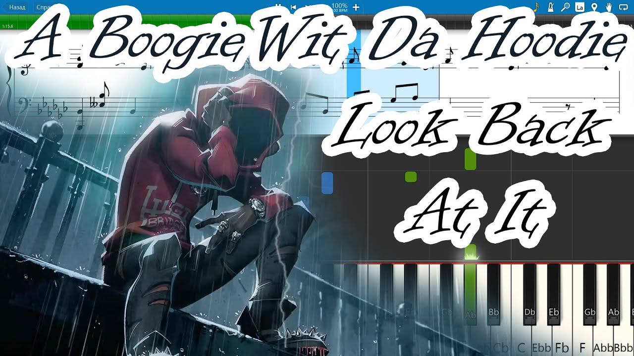 A Boogie Wit Da Hoodie - Look Back At It [Piano Tutorial | Sheets | MIDI] Synthesia смотреть онлайн