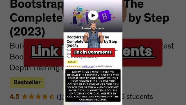 Bootstrap 5 Course - The Complete Guide Step by Step (2023) смотреть онлайн