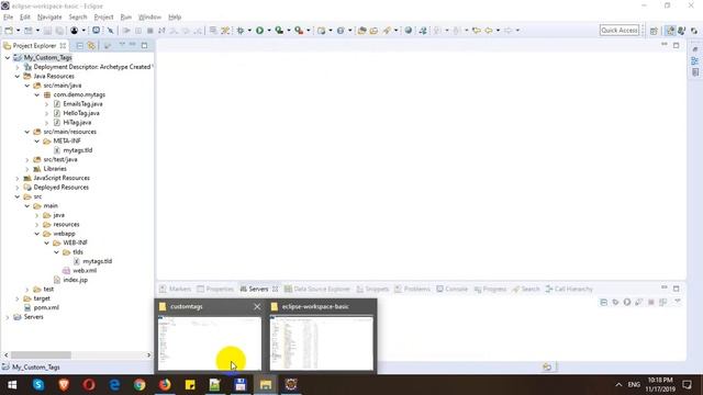 Package Custom Tags to JAR File and Reuse in Other Projects with JSP-Servlet смотреть онлайн
