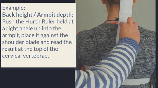 Hurth Ruler, Measuring Tool For Sewing, Taking Body Measurements,