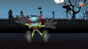 Haunted House Monster Truck | If You're Happy And You Know It | Video For Kids