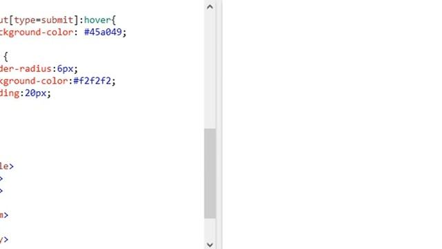 using CSS style in HTML form смотреть онлайн