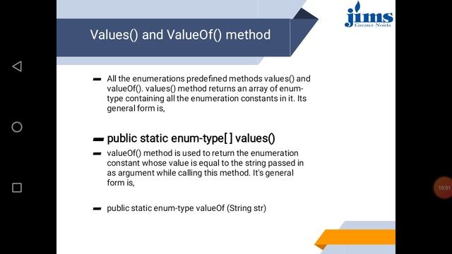 Java Enumeration смотреть онлайн
