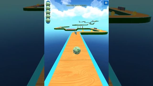 Sky Rolling Balls - SpeedRun Gameplay Level 51-75 смотреть онлайн