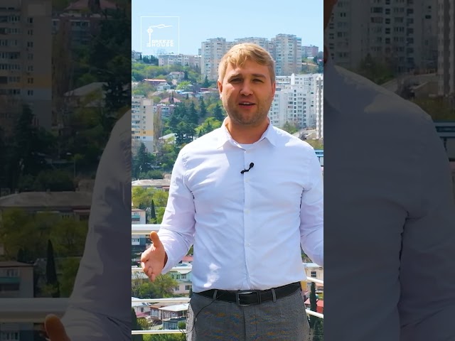 ЖК Солярис. Ялта 2023. Вид на новый стадион. смотреть онлайн