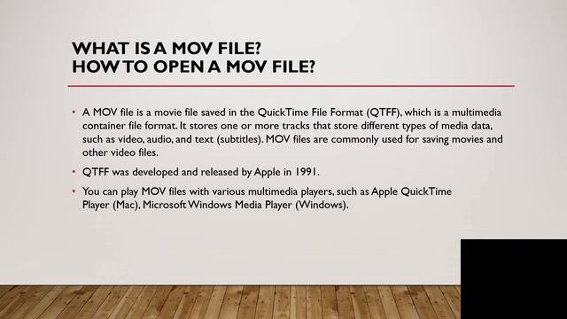 What is an MOV File and How To Open It In One Minute смотреть онлайн