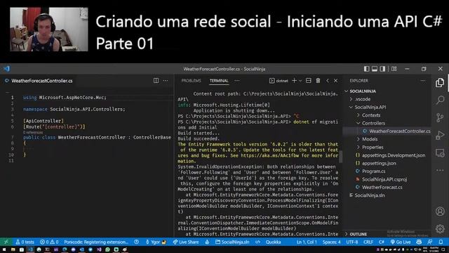 Rede Social - Vamos criar uma usando C# смотреть онлайн