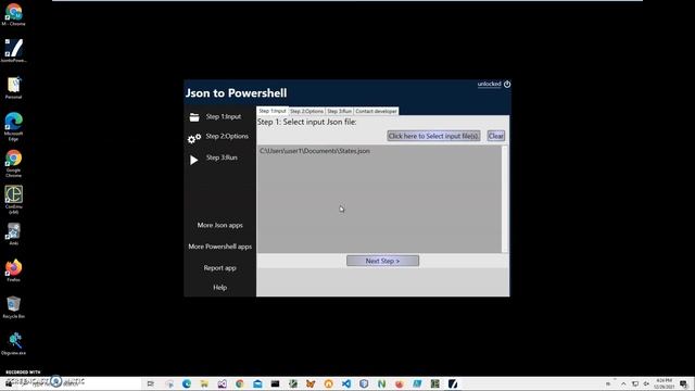 Json to Powershell смотреть онлайн