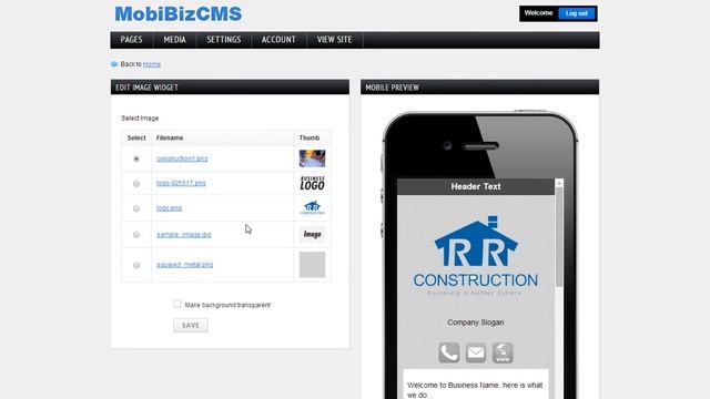 MobiBizCMS - Simple PHP Mobile Website Builder & CMS смотреть онлайн