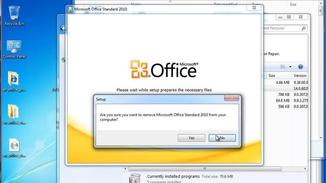 How to Uninstall Microsoft Office Standard 2010 on Windows 7 смотреть онлайн