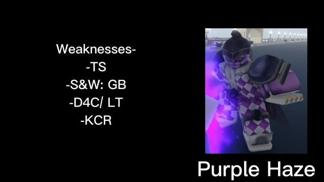 [YBA] Weakness of Every Stand in 2023 смотреть онлайн