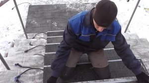 Нагреватели для ступеней - крыльцо с подогревом. Антиобледеняющие нагреватели ФлексиХИТ.
