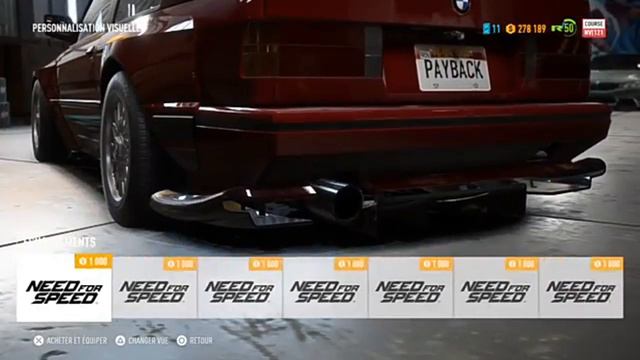 NFS PAYBACK - BMW M3 E30 CUSTOM RÉTRO смотреть онлайн